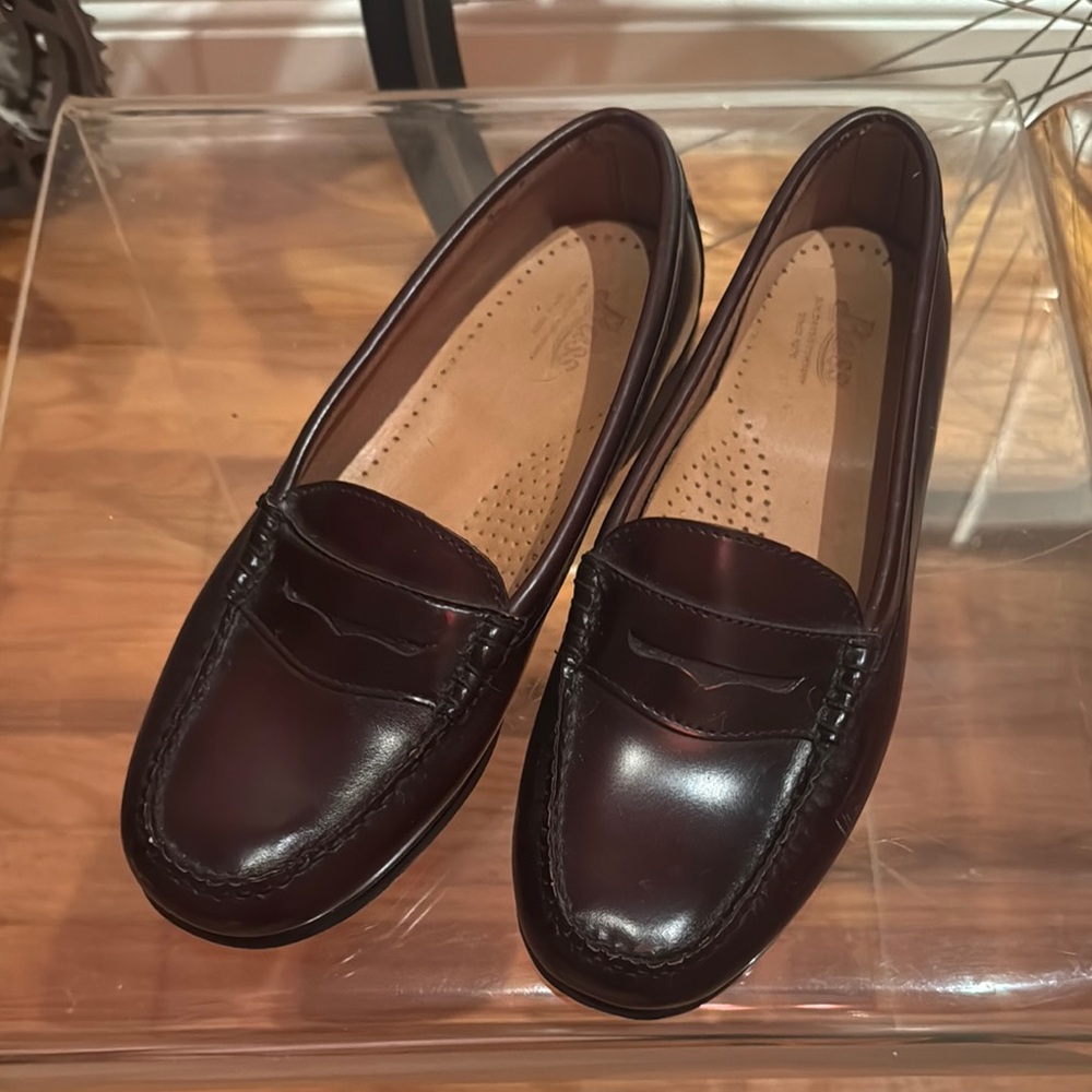 G.H. Bass & Co. Dark Brown Leather Loafers